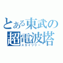 とある東武の超電波塔（スカイツリー）