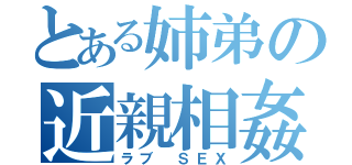 とある姉弟の近親相姦（ラブ ＳＥＸ）