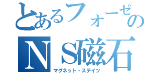 とあるフォーゼのＮＳ磁石（マグネット・ステイツ）