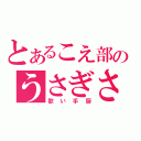 とあるこえ部のうさぎさん（歌い手厨）