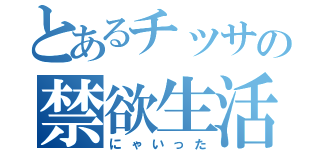 とあるチッサの禁欲生活（にゃいった）