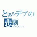 とあるデブの悲劇（バラがニス）