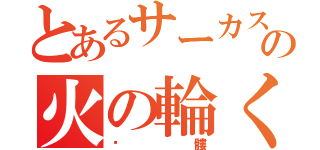 とあるサーカスの火の輪くぐり（焱髏）