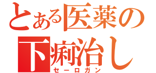 とある医薬の下痢治し（セーロガン）