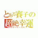 とある賽子の超絶幸運（クリティカル）