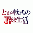 とある軟式の野球生活（）