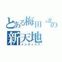 とある梅田・北新地の新天地（インデックス）