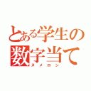 とある学生の数字当て（ヌメロン）