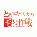 とあるキスカの毛号作戦（生えろよ髪の毛）