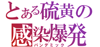 とある硫黄の感染爆発（パンデミック）