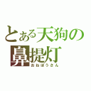 とある天狗の鼻提灯（おねぼうさん）