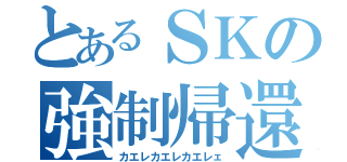 とあるＳＫの強制帰還（カエレカエレカエレェ）