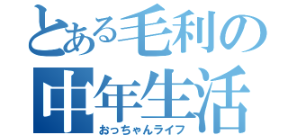 とある毛利の中年生活（おっちゃんライフ）