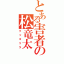 とある害者の松竜太（クソゴリラ）