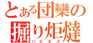 とある団欒の掘り炬燵（ハピネス）