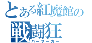 とある紅魔館の戦闘狂（バーサーカー）