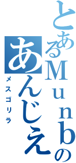 とあるＭｕｎｂｌｅのあんじぇら（メスゴリラ）