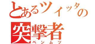 とあるツイッターの突撃者（ペンムツ）