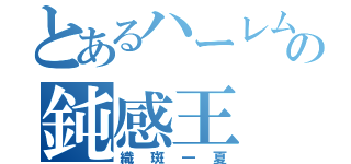 とあるハーレムの鈍感王（織斑一夏）