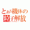 とある機体の粒子解放（トランザム！！）