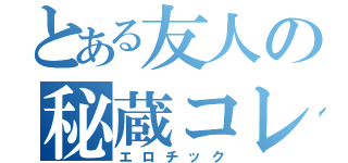 とある友人の秘蔵コレクション（エロチック）