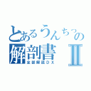 とあるうんちっちの解剖書Ⅱ（全部解説ＤＸ）