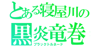 とある寝屋川の黒炎竜巻（ブラックトルネード）