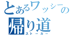 とあるワッシーの帰り道（ストーカー）