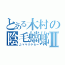 とある木村の陰毛蟷螂Ⅱ（カマキリやろー）