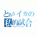 とあるイカの私的試合（プライベートマッチ）