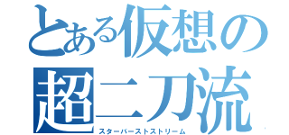 とある仮想の超二刀流（スターバーストストリーム）