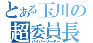 とある玉川の超委員長（ハイパーリーダー）