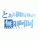 とある御坂妹の無限呵呵（１００３１）