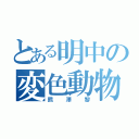 とある明中の変色動物（熊澤黎）