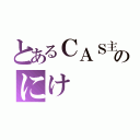 とあるＣＡＳ主のにけ（）