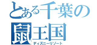 とある千葉の鼠王国（ディズニーリゾート）