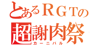 とあるＲＧＴの超謝肉祭（カーニバル）