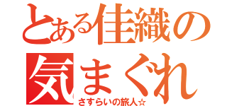 とある佳織の気まぐれ日記（さすらいの旅人☆）