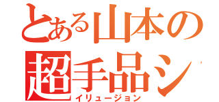 とある山本の超手品ショー（イリュージョン）