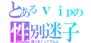 とあるｖｉｐの性別迷子（語りまくってやんよ）