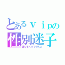 とあるｖｉｐの性別迷子（語りまくってやんよ）