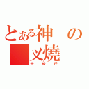 とある神の 叉燒（十蚊斤）