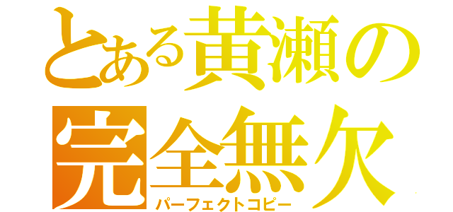 とある黄瀬の完全無欠の模倣（パーフェクトコピー）