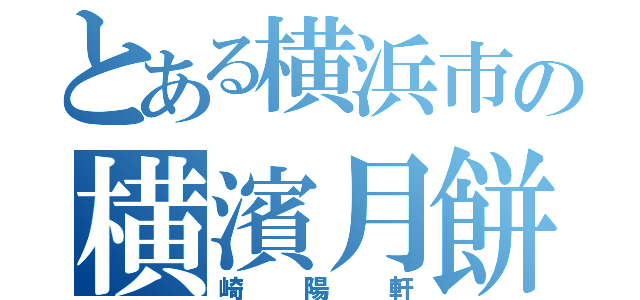 とある横浜市の横濱月餅（崎陽軒）