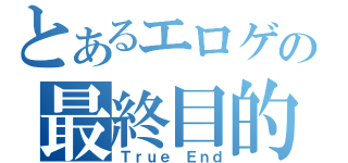 とあるエロゲの最終目的（Ｔｒｕｅ Ｅｎｄ）