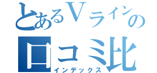 とあるＶライン脱毛の口コミ比較ガイド（インデックス）