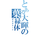 とある大暉の葉緑体（モスグリーン）