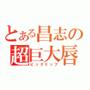 とある昌志の超巨大唇（ビックリップ）