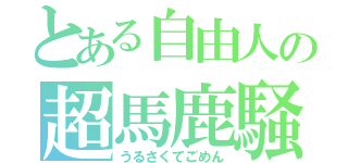 とある自由人の超馬鹿騒ぎ枠（うるさくてごめん）