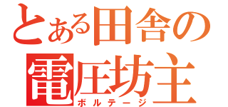 とある田舎の電圧坊主（ボルテージ）